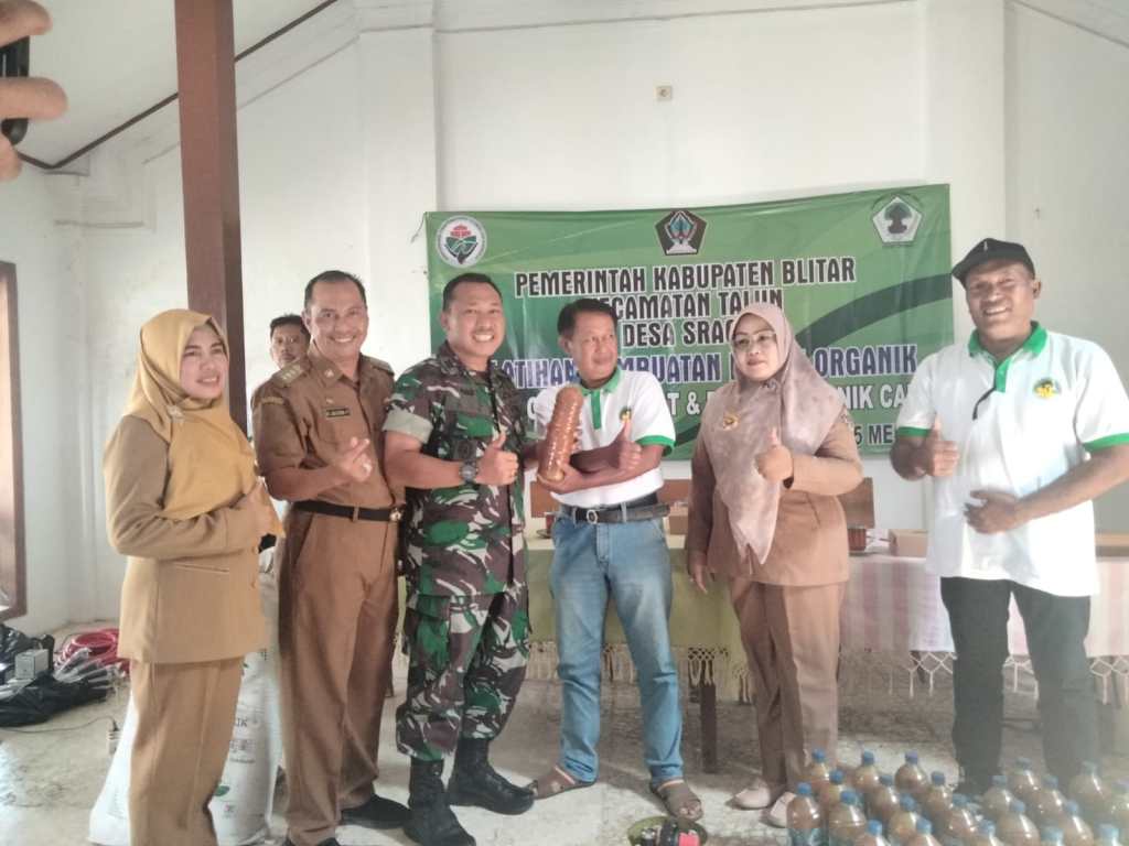 Pelatihan Produksi Pupuk Organik Desa Sragi Kabupaten&nbsp;Blitar
