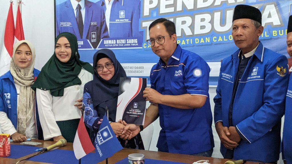 Sowan PAN Nanik Sumantri Daftar Cabup Magetan.