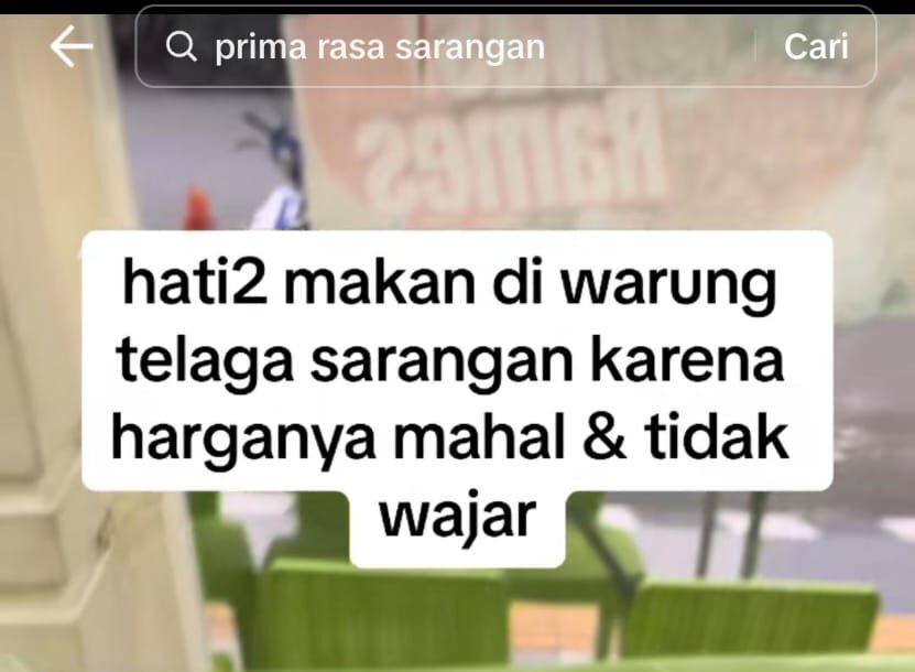 Sarangan Viral Lagi, Wisatawan Mengaku Digebuk Harga Makanan.
