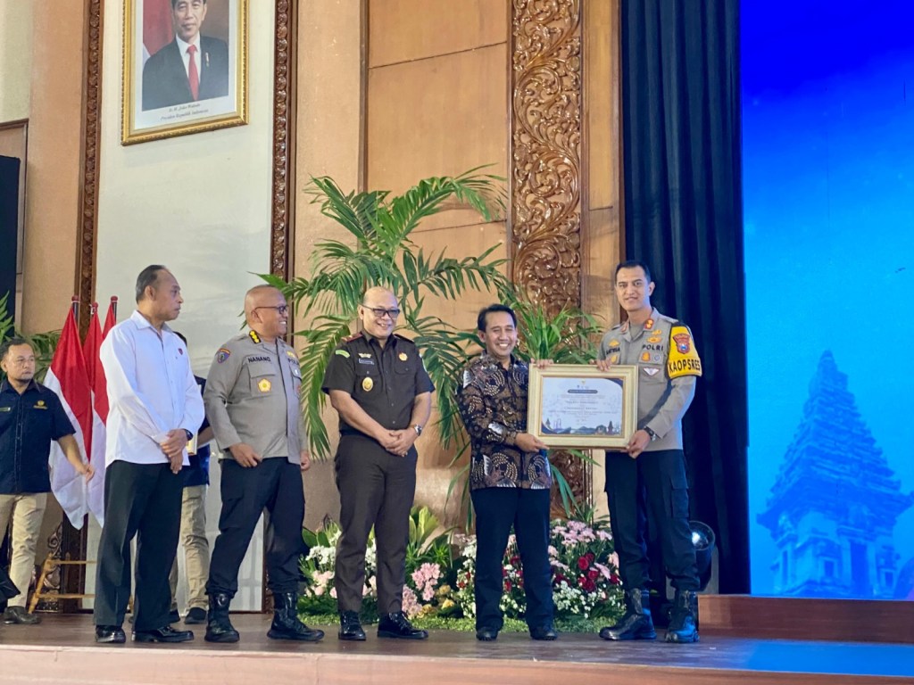 Kapolres Magetan Sabet Penghargaan Kemenkeu&nbsp;RI