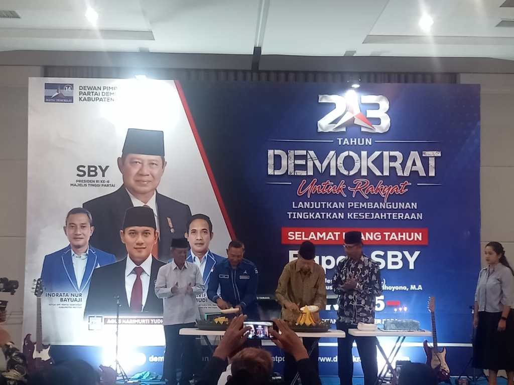 DPC Demokrat Pacitan Peringati HUT Partai Demokrat Ke 23 & HUT SBY Ke-75